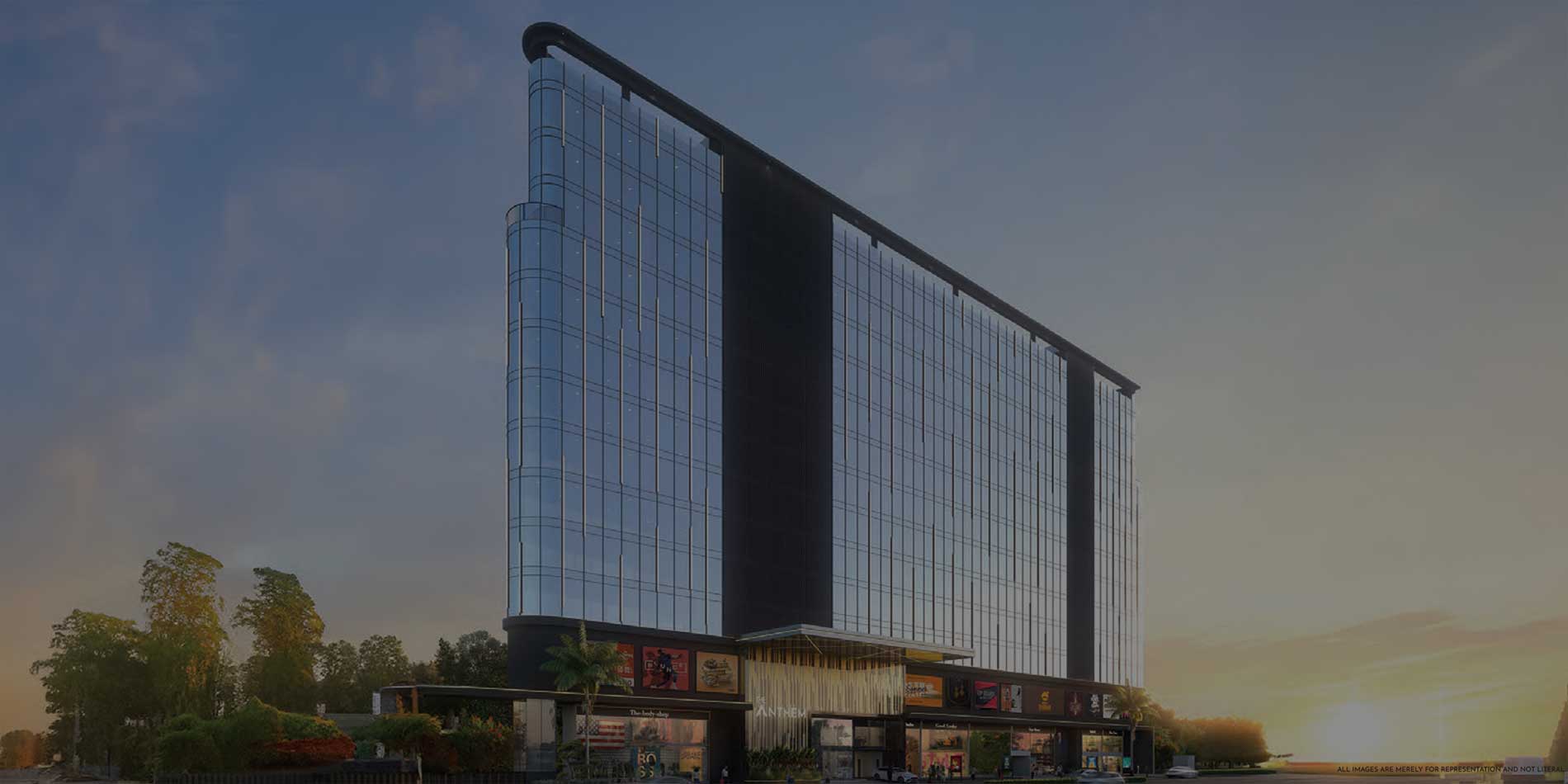 Boutique offices and retail spaces at The Anthem